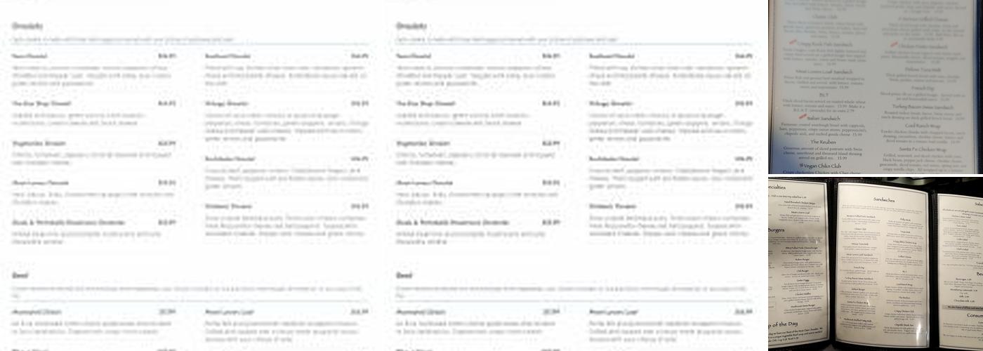 Annette's Westgate Menu