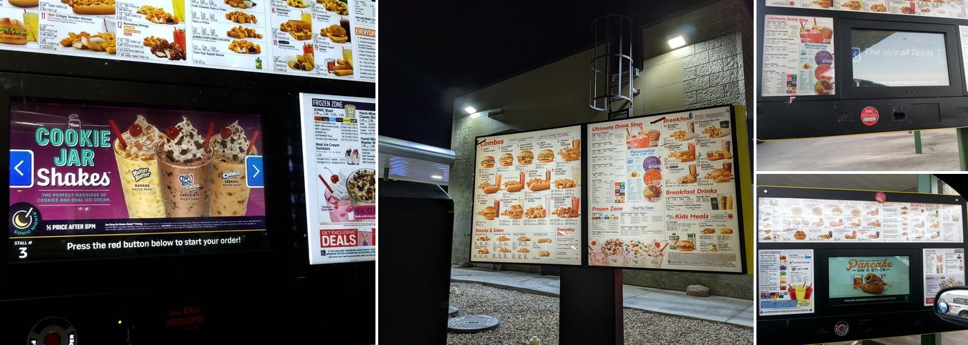 Sonic Drive-In Menu
