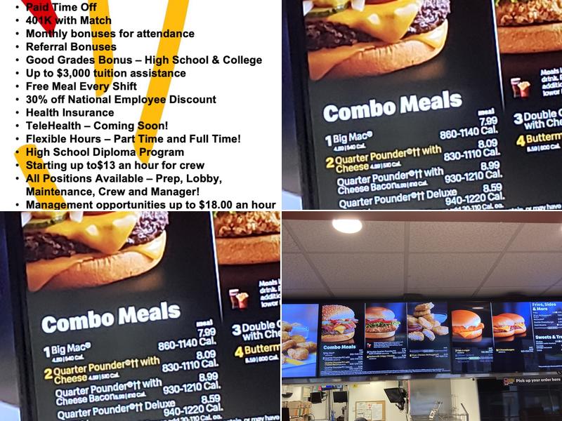 McDonald's Menu
