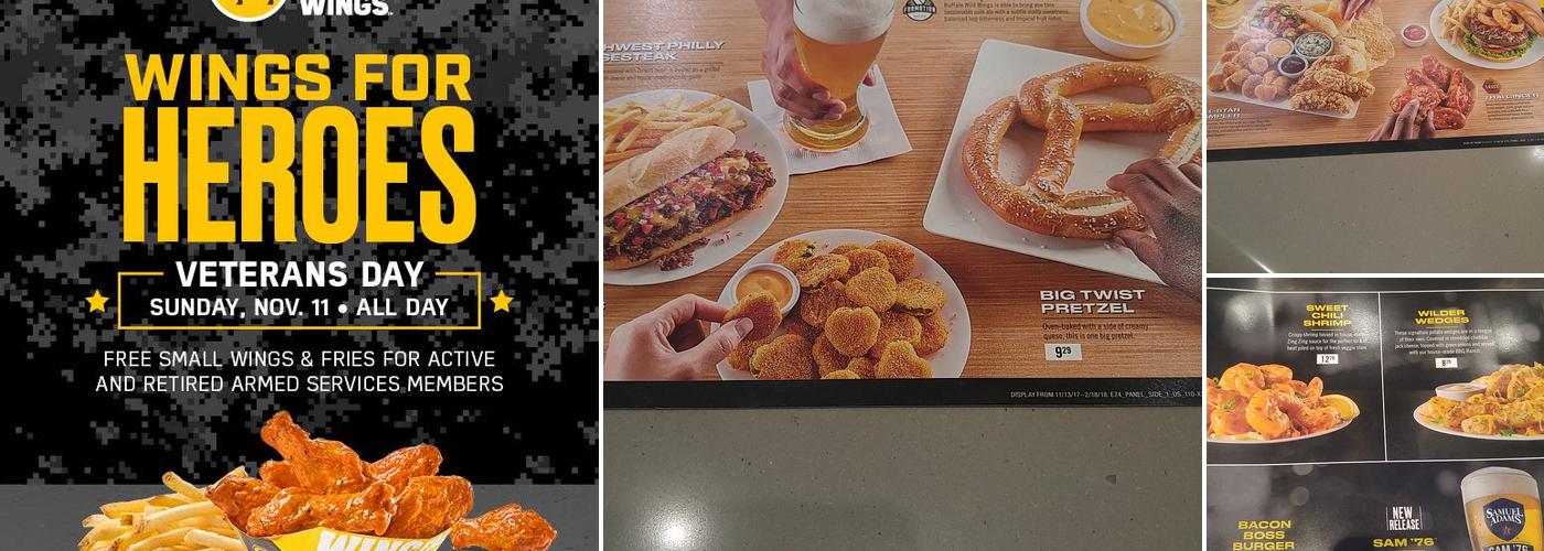 Buffalo Wild Wings Menu