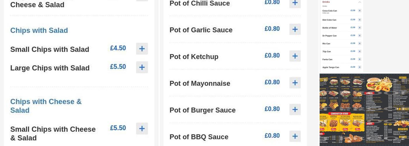 Romsey Kebab House Menu