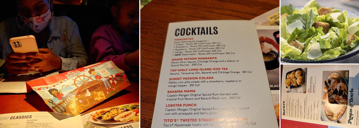 Red Lobster Menu