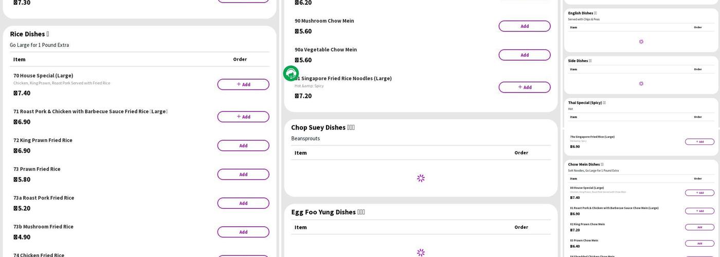 Happy Valley Chinese Restuarant&Take Away Menu