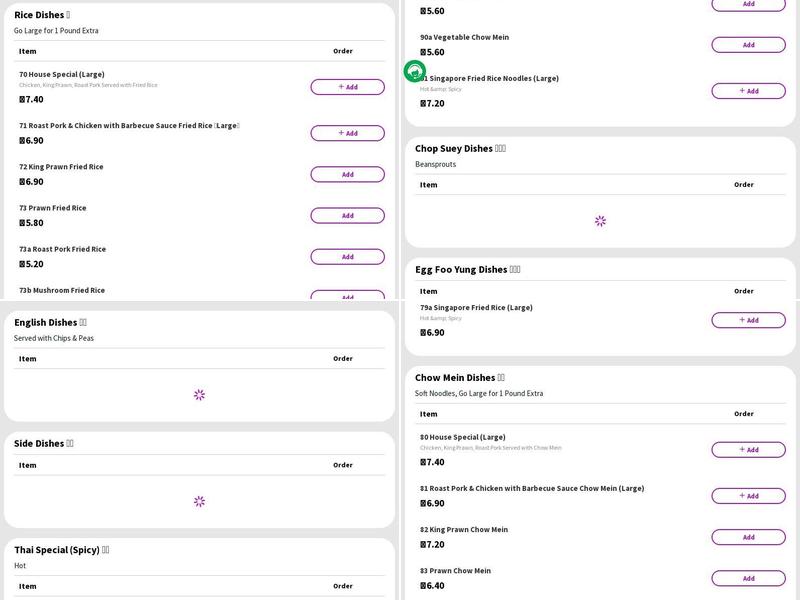 Happy Valley Chinese Restuarant&Take Away Menu