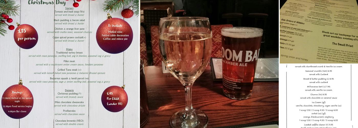 The Spread Eagle Menu