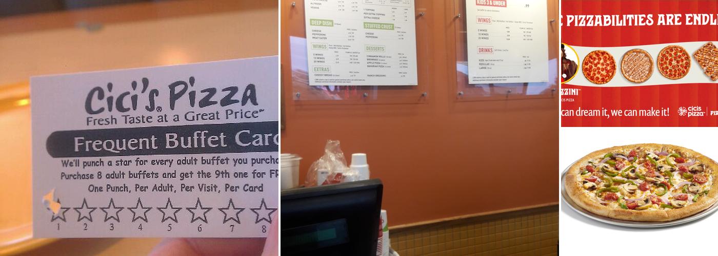 Cicis Pizza Menu