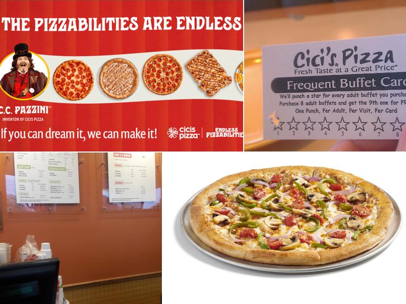 Cicis Pizza Menu
