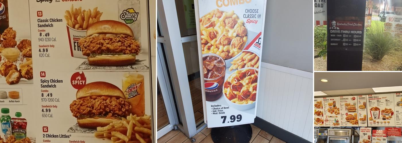 KFC Menu