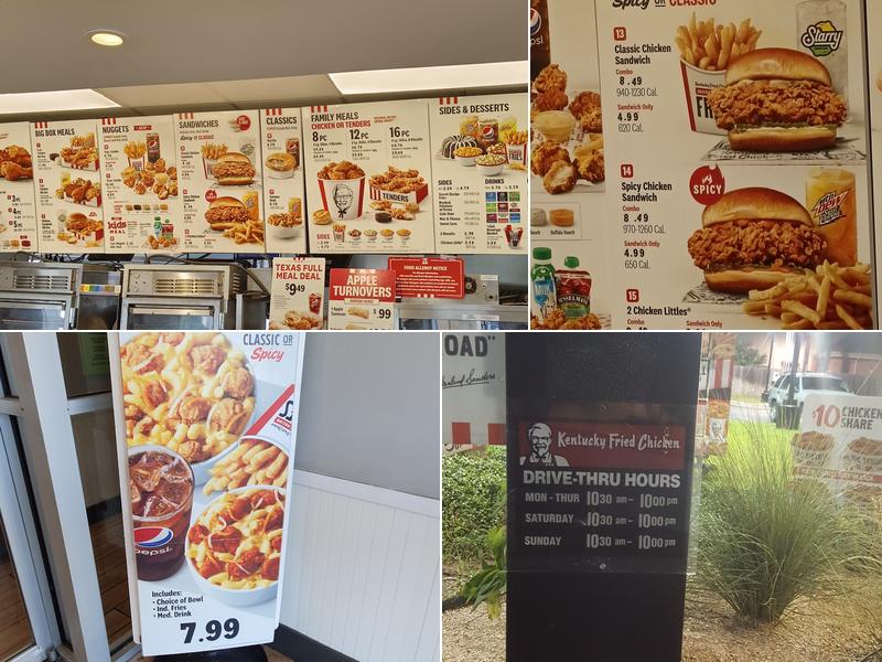 KFC Menu