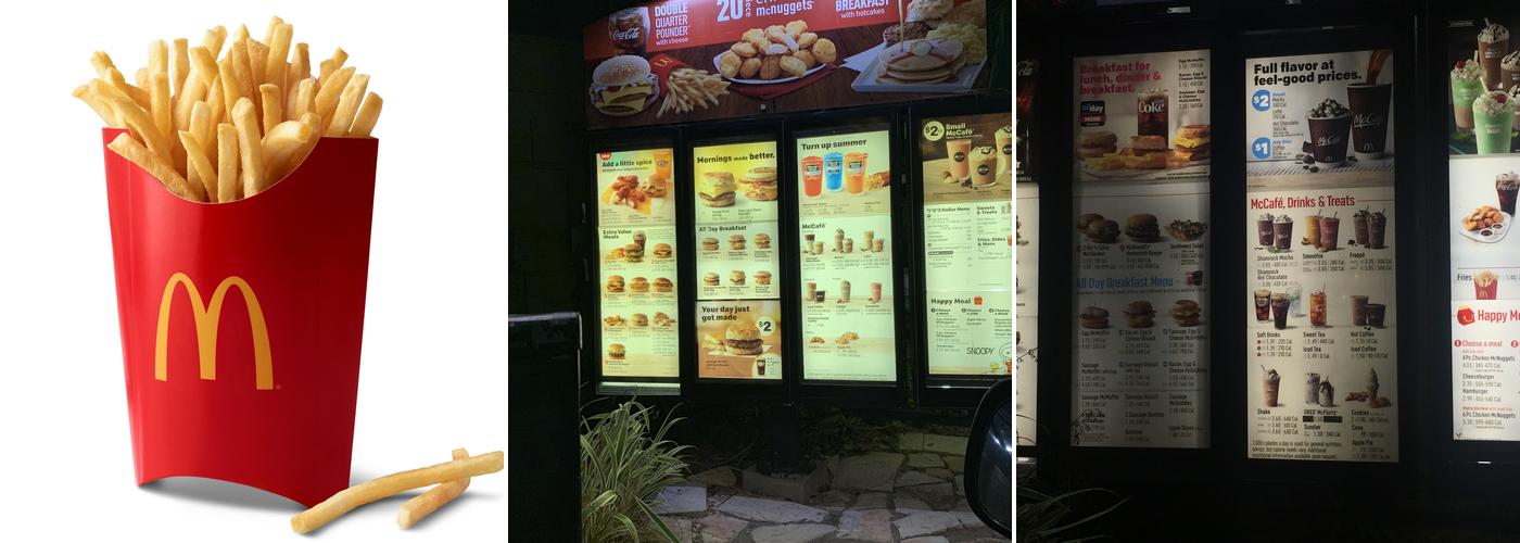McDonald's Menu