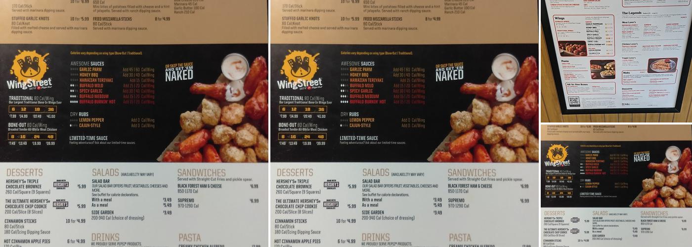 Pizza Hut Menu