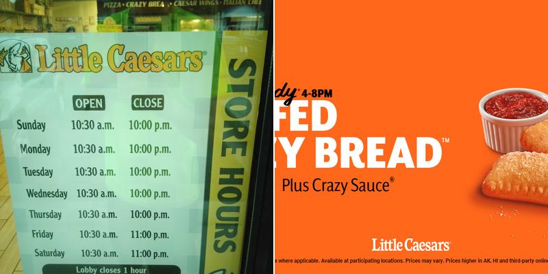 Little Caesars Pizza Menu