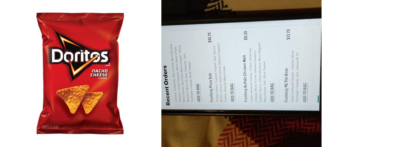 Subway Menu