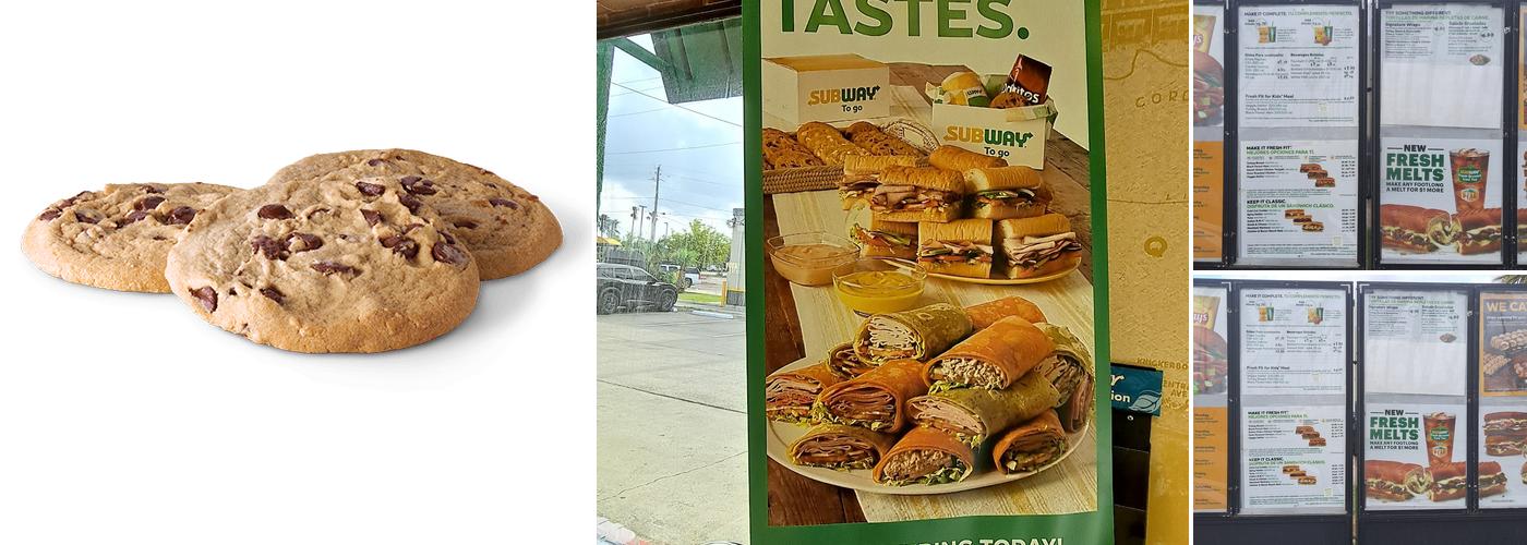 Subway Menu