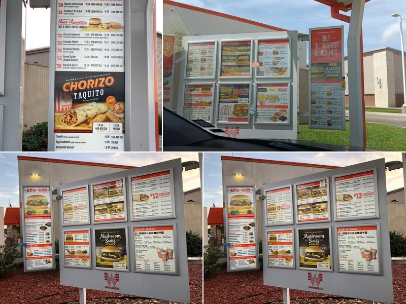 Whataburger Menu