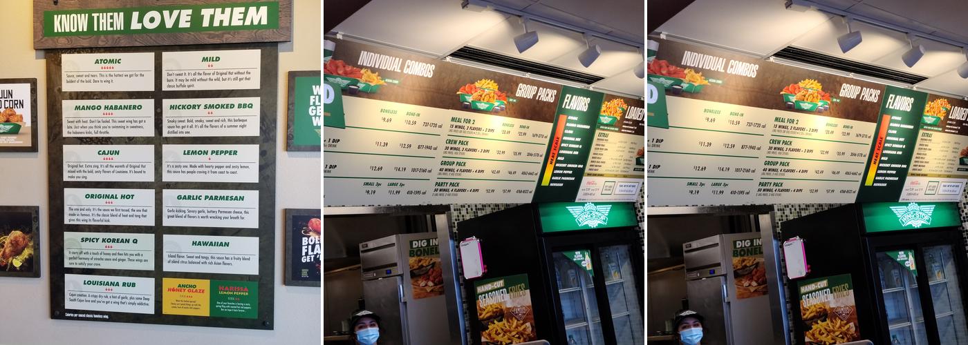 Wingstop Menu