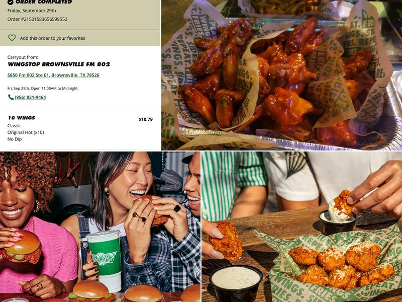 Wingstop Menu