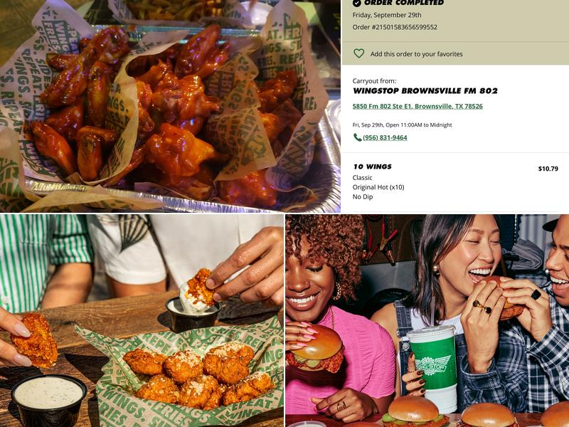 Wingstop Menu