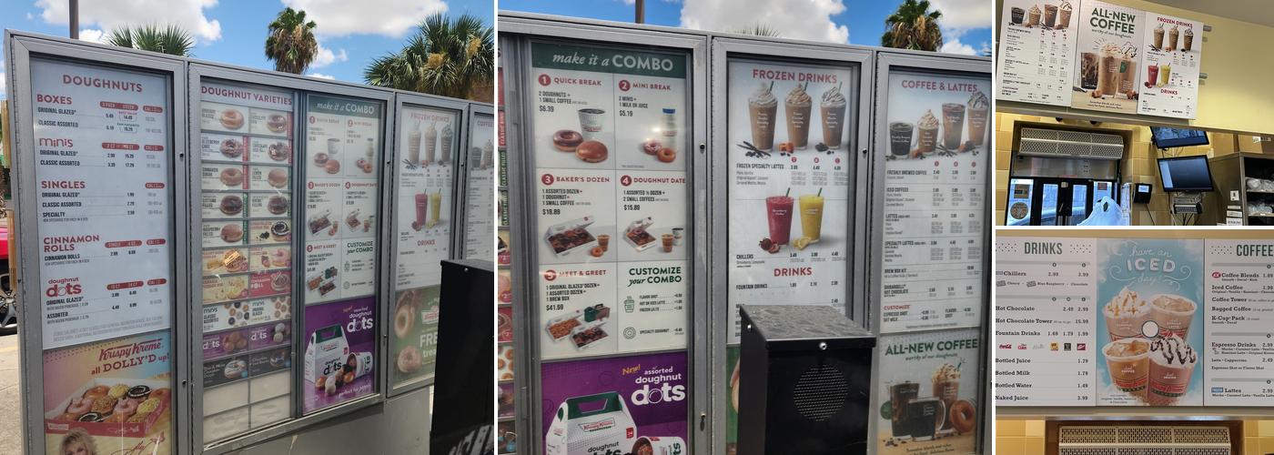 Krispy Kreme Menu