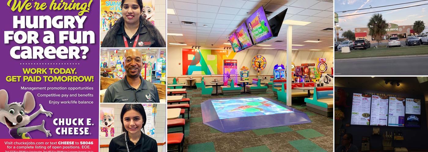 Chuck E. Cheese Menu