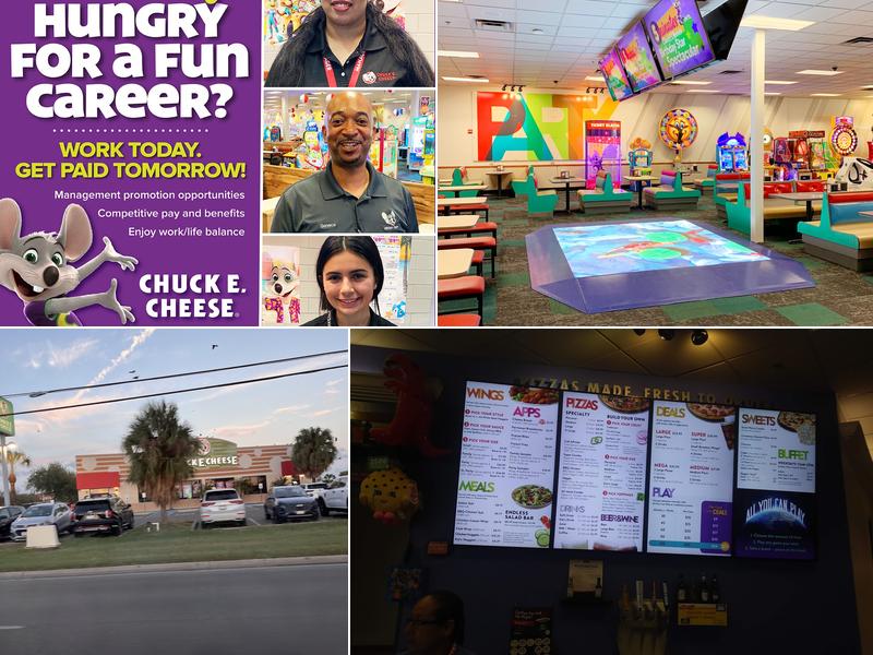 Chuck E. Cheese Menu