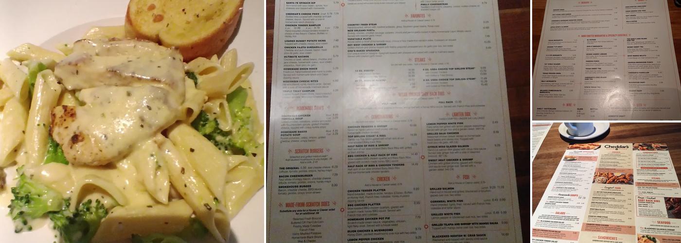 Cheddar's Scratch Kitchen Menu