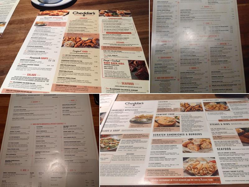Cheddar's Scratch Kitchen Menu