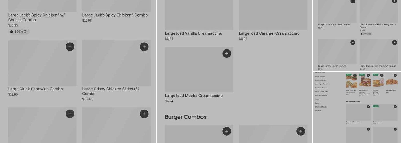 Jack In The Box Menu