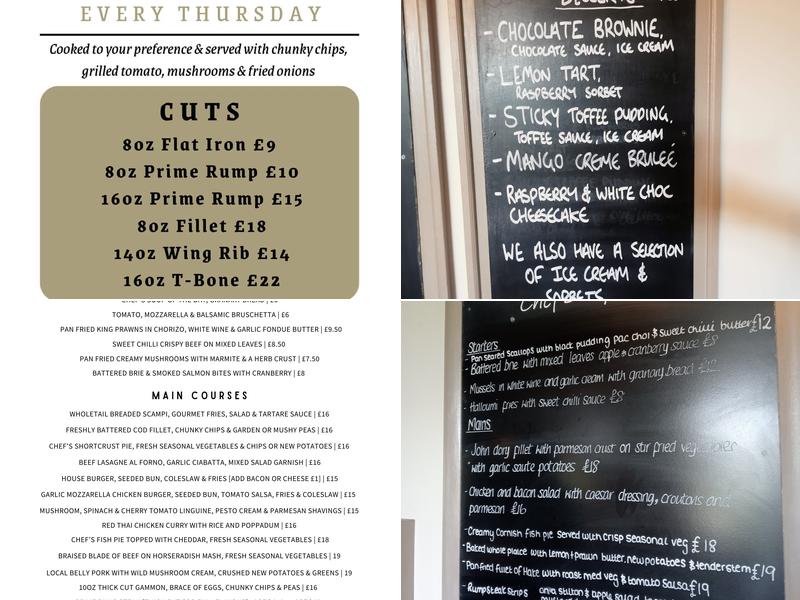 The Bell Inn Menu