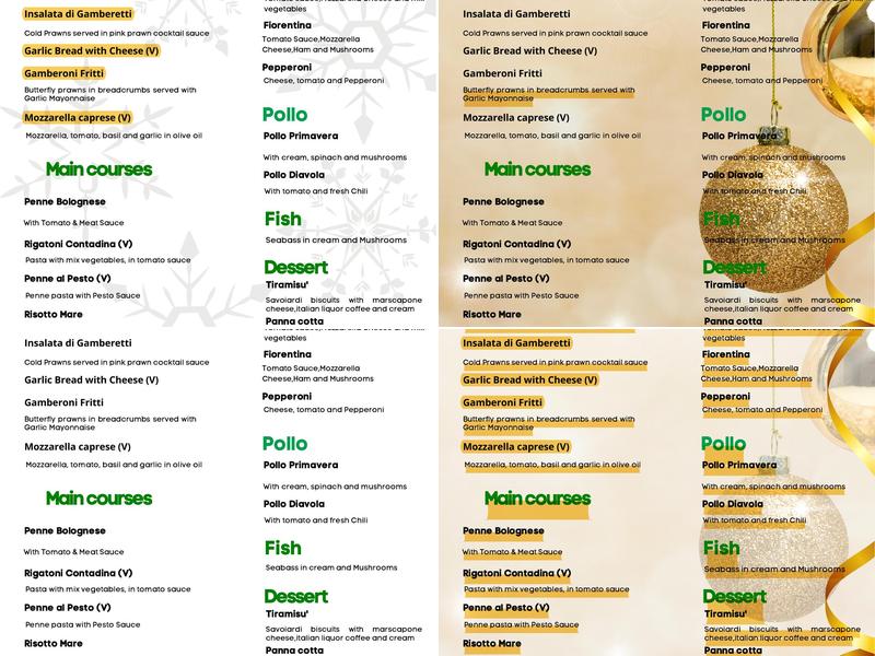 BBQ Pit Menu
