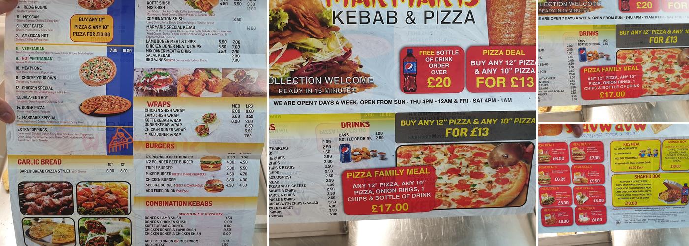 Marmaris Kebab House Menu