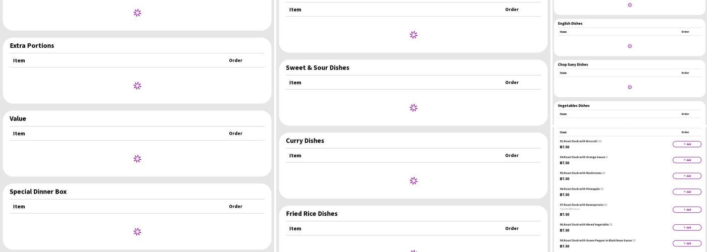 Choice Take Away Menu