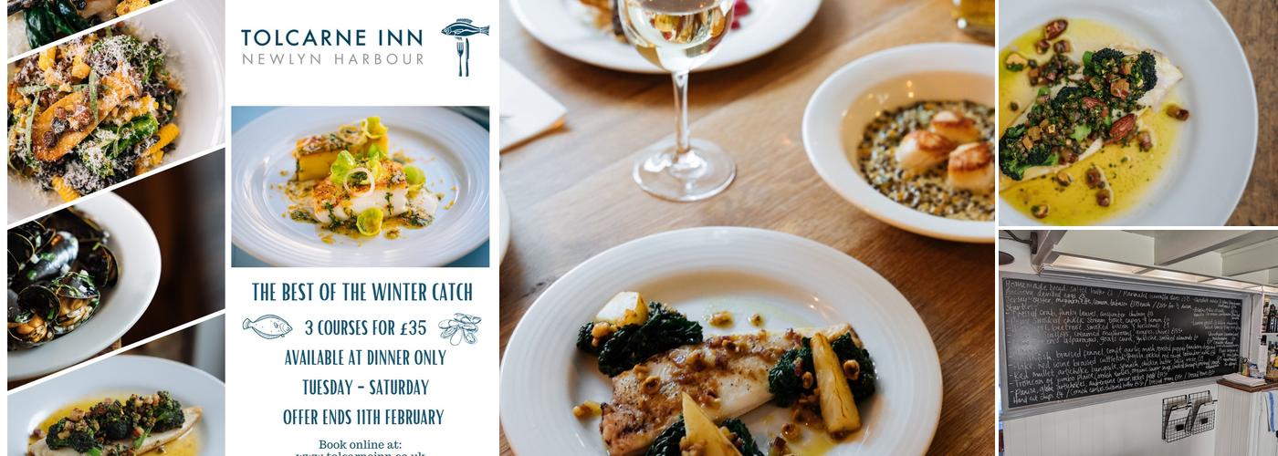 The Tolcarne Inn Menu