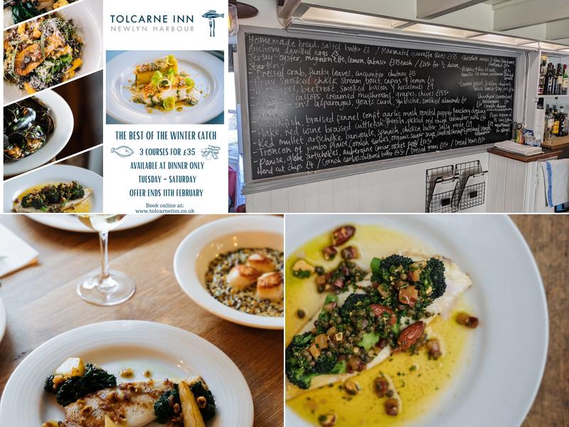 The Tolcarne Inn Menu