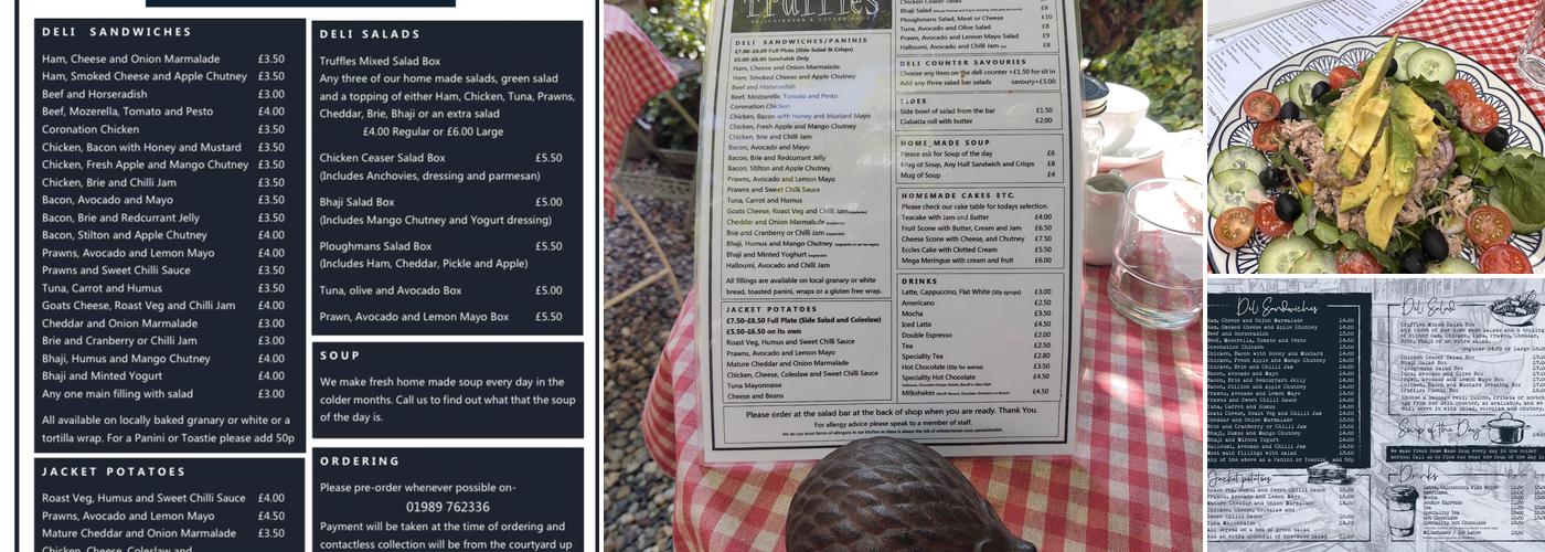 Truffles Delicatessen Menu