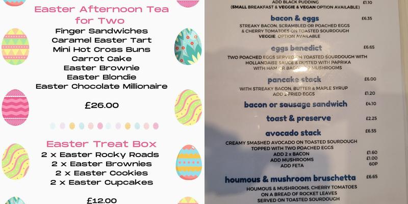 Thorns Coffee Lounge Menu