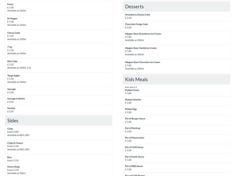 Neptune Fish & Shish Menu