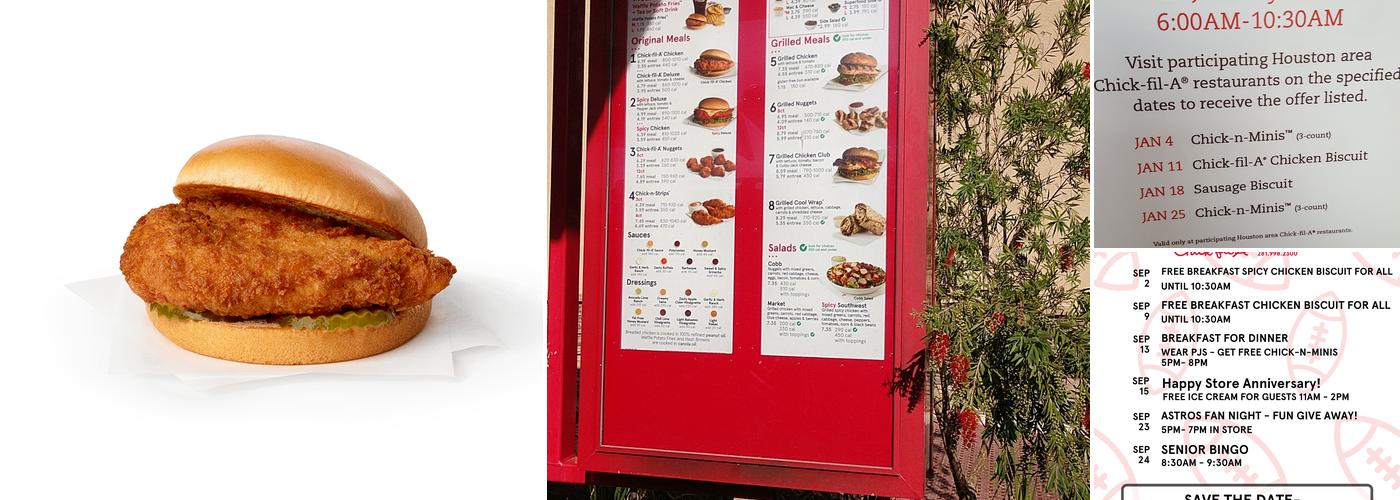 Chick-fil-A Menu