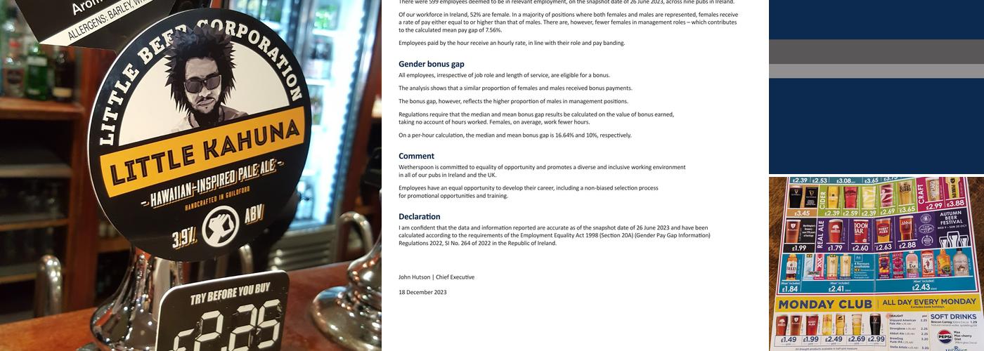 The Friar Penketh Menu