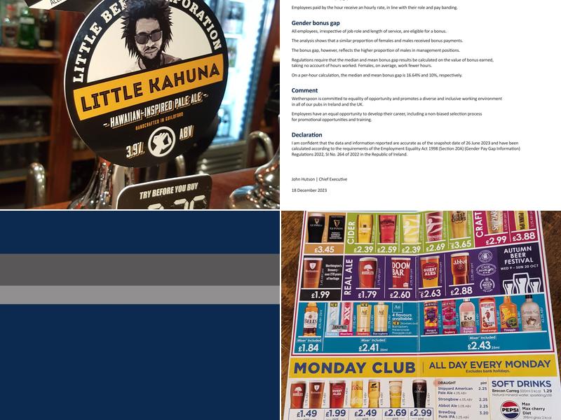 The Friar Penketh Menu