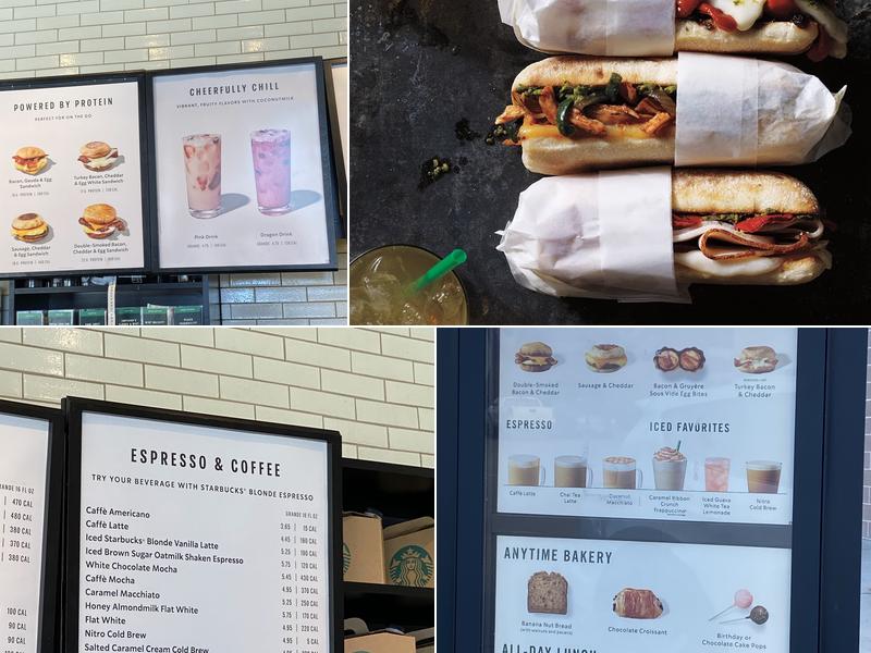 Starbucks Coffee Company Menu