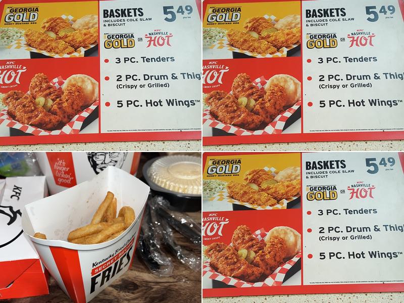 KFC Menu