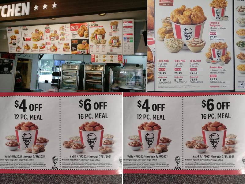 KFC Menu