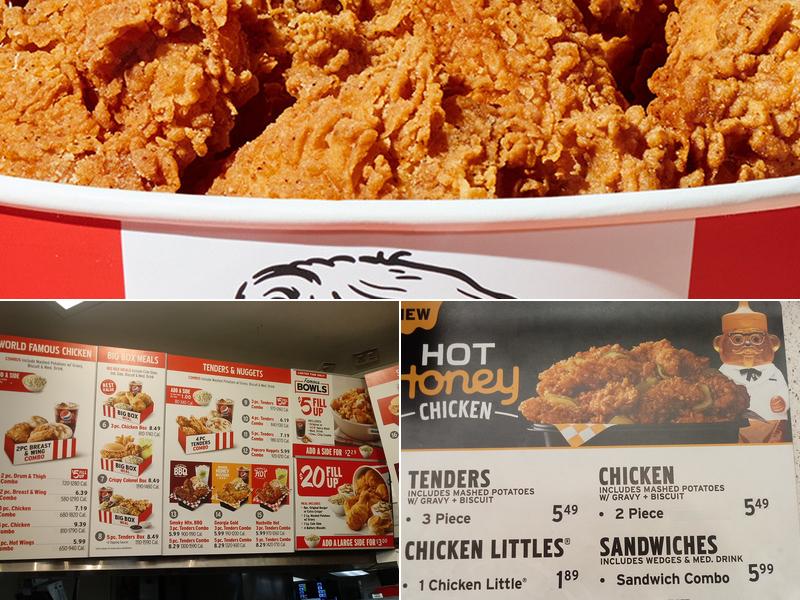 KFC Menu