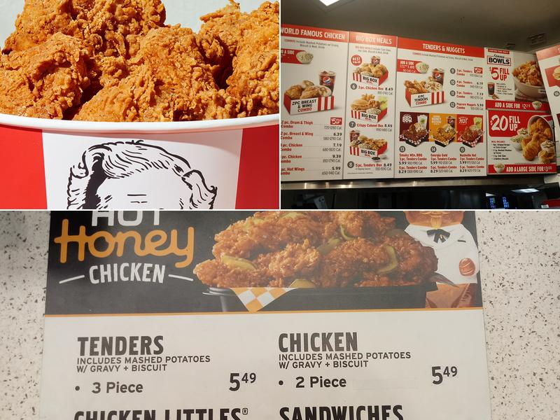 KFC Menu