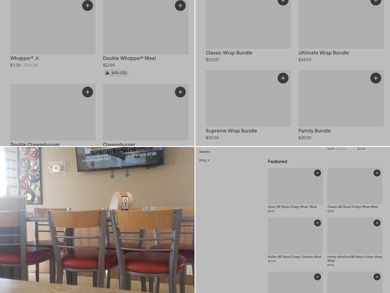 Burger King Menu