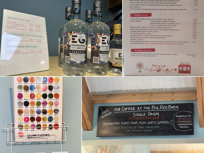 The Big Red Barn Company Menu