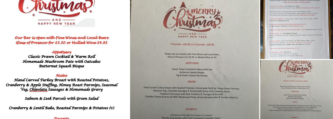 Laurel Bank Tea Room and bar Menu