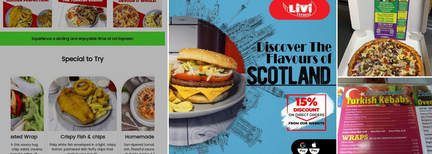 Livi Express Takeaway Menu