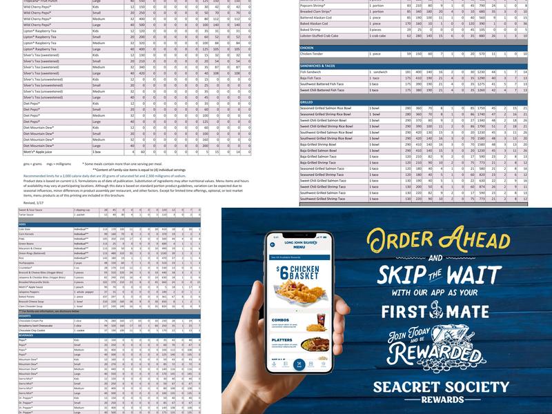 Long John Silver's Menu